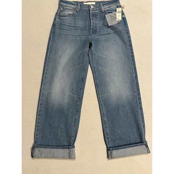 MOTHER Superior The LIL Dodger Button Hover Cuff Funk N' Flair Jeans sz. 26 NWT - Picture 4 of 11